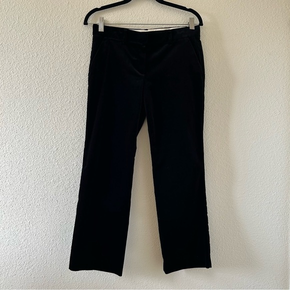 Theory Velvety Soft Straight Ankle Cropped Trousers Women Size 4 - Picture 1 of 7